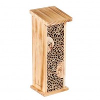 hanging wooden bee hive house bamboo insect hotels for garden